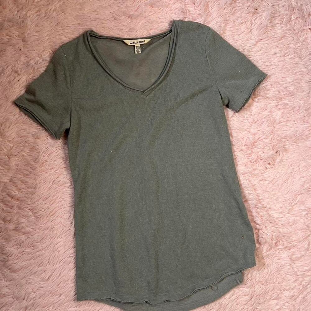 Green Earthy Moss Y2K Indie Hippie Bohemian‎ Forest Skater Dainty Scoop Neck Tee